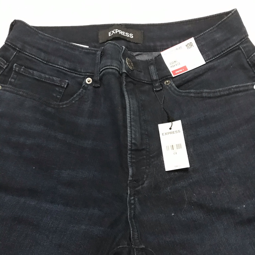 Women’s express jeans, dark blue size 10